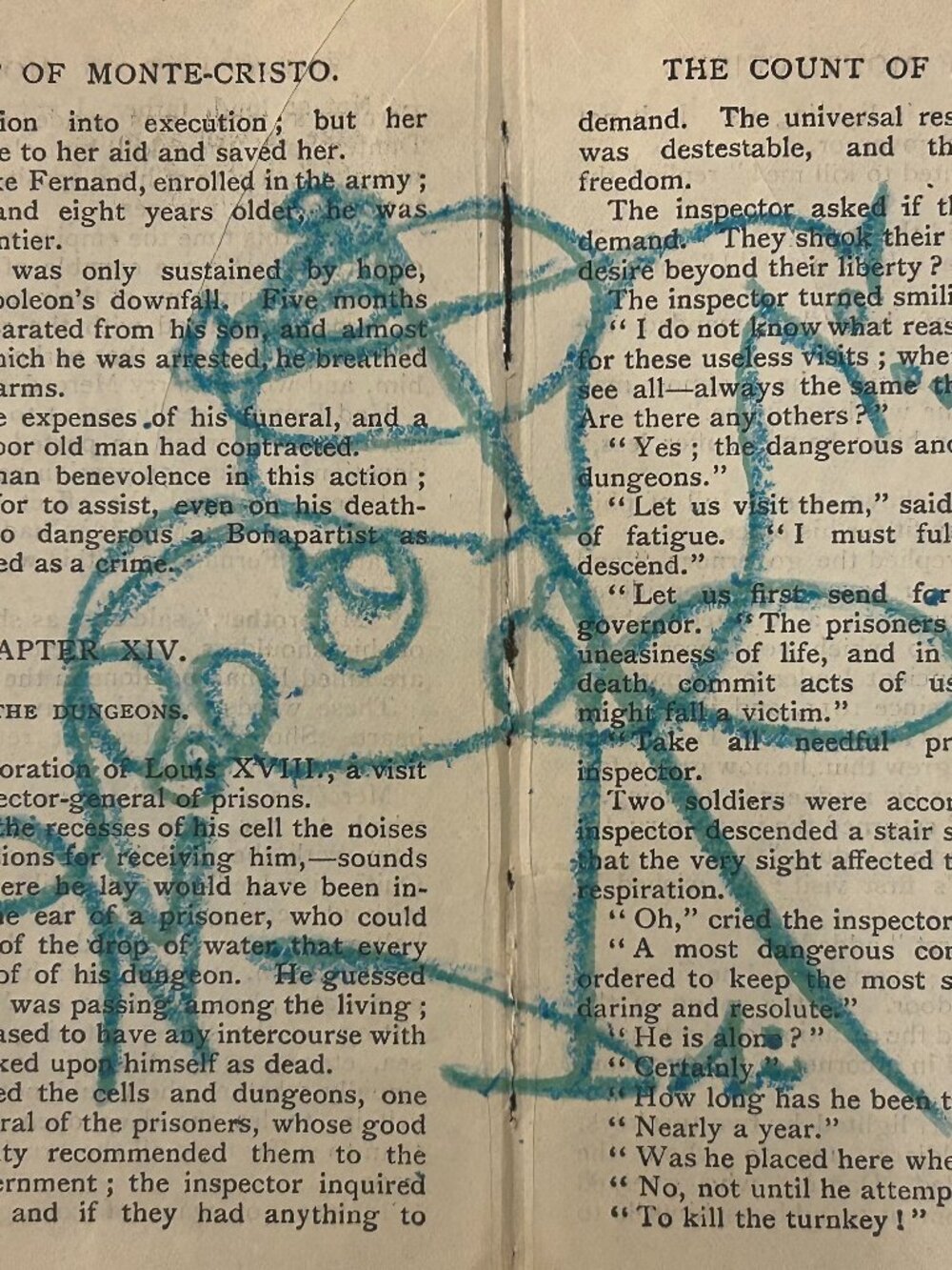 Salvador Dalí (after) - Cavalier-calligraphie